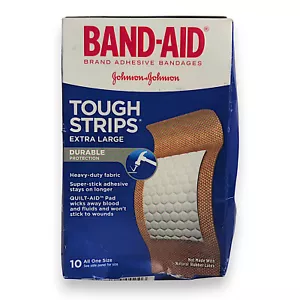 Pflaster Tough-Strips selbstklebende Bandagen extra groß alle Einheitsgrößen 10 Stück - Bild 1 von 5