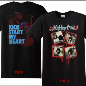 Camiseta vintage 1989 Motley Crue Kickstart My Heart Rock gira de conciertos banda - Imagen 1 de 5