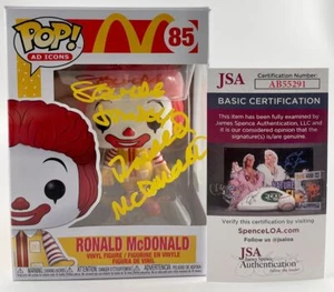 Funko Ronald McDonald's firmado por Squire Fridell ¡POP! Autógrafo certificado de autenticidad JSA - Imagen 1 de 5