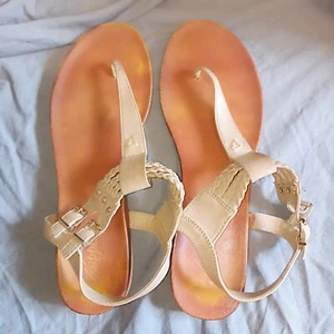 Damen-Sommersandalen ─ beige Freizeit Fersenriemen Xappeal taupe Größe 9-9,5 - Bild 1 von 12
