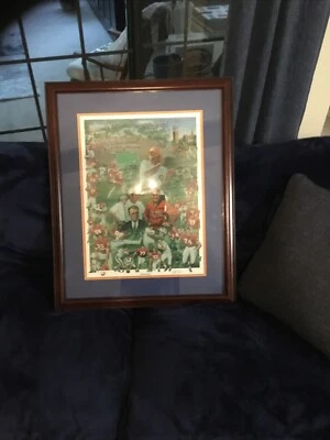 "Gator Glory” Signed And Framed Print Poster 30x24 1984 by Paul Miller Free Ship - Image 1 of 4