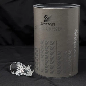 Cristallo Swarovski Rinoceronte - Nuovo con scatola - Made in Austria vintage - Picture 1 of 5