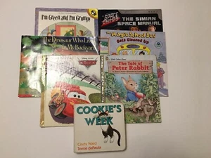 Lot Of 7 Childrens Books Golden Books Classroom Homeschool Read Alouds #R - Picture 1 of 8