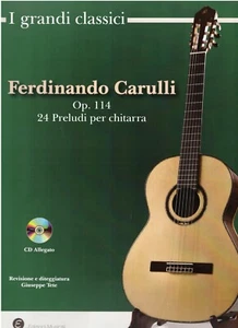 Ferdinando Carulli: Op.114 24 Preludi Per Chitarra - Edizione Esarmonia - Picture 1 of 2