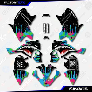 CMGK Savage Camo Racing Graphics kit fits Polaris Outlaw 90 ATV Decals 07-14 - Picture 1 of 2