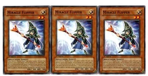 Yugioh- 3X Miracle Flipper - Common - 1st Edition - LODT-EN003 - Near Mint - Picture 1 of 1