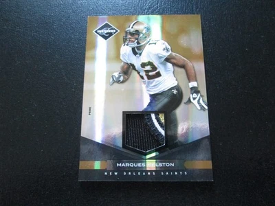 MARQUES COLSTON 2011 LIMITED AUTHENTIC GAME WORN PRIME JERSEY PATCH CARD #9/25 - Image 1 of 4