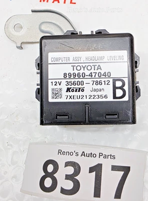 2006-2009 Toyota Prius Headlight Headlamp Leveling Control Unit 89960-47040 OEM - Image 1 of 2