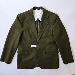 Chaqueta Alex Mill Para Hombres M Grant Blazer Algodón Sarga Excedente No Estructurado Oliva - Imagen 1 de 7