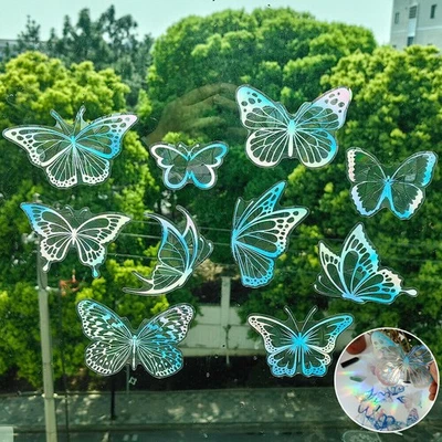 Butterfly Clings Stickers Sun Catcher Glass Decals Removable Home Decor - Image 1 of 4