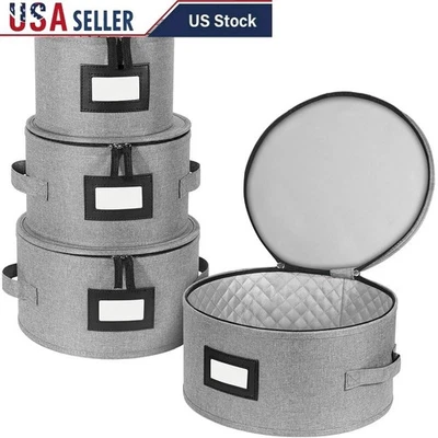 Contenedor de almacenamiento de China resistente placas vasos y tazas con forro acolchado suave nuevo Foto 1 de 4