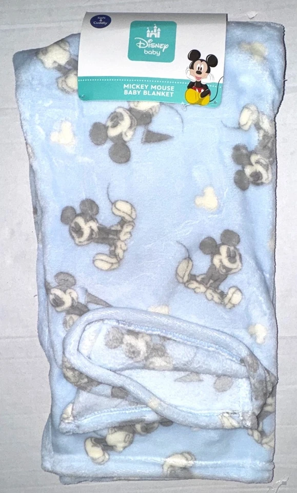 DISNEY флисовое детское одеяло белый/разноцветный осени Микки Маус мотив 30 «x 40» - Изображение 1 из 1