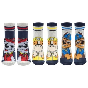 Kids Boys Socks Paw Patrol Ankle Length Socks Pack Of 3 Officially Licensed Sock - Bild 1 von 5
