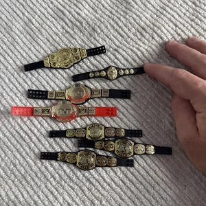 AEW World Title Championship Belts Lot Heavyweight TNT Black & Red Trios Women - Picture 1 of 12