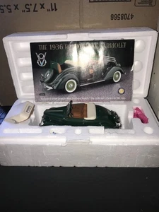 1/24 Franklin Mint Precision Models, 1936 Ford Deluxe Cabriolet,   LOOK! - Picture 1 of 7