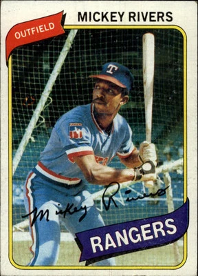 1980 Topps #485 Mickey Rivers - NM - Image 1 of 2