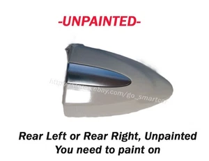 Cubierta de manija de puerta trasera (sin pintar) 1 pieza para Hyundai Genesis 2015 2016 sedán - Imagen 1 de 3