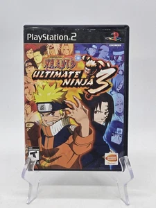Naruto Ultimate Ninja 3 PS2 Sony PlayStation 2 CIB getestet & funktionsfähig LESEN - Bild 1 von 19