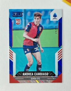 Panini Score Serie A Blue Lava Andrea Cambiaso /49 Rookie Genua CFC 2021-22 - Bild 1 von 3