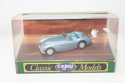 B42 1:43 CORGI TOYS D734 AUSTIN HEALEY 3000 METALLIC BLUE MIB - Bild 1 von 4