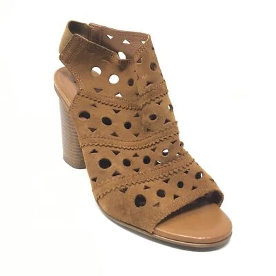 Mujer Topshop Botines con Cordones Zuecos Zapatos Talla 37 EU/6.5 EE. UU. Marrón Gamuza Foto 1 de 4