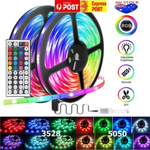 1-5M RGB LED Strip Lights 44key IR Controller With Power Adapter Supply Kits - Picture 1 of 19