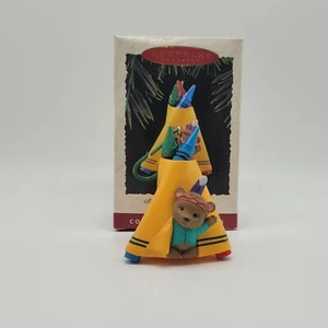 Hallmark Crayola Crayon Keepsake Bright & Sunny Tepee Ornament Adorable! - Picture 1 of 6