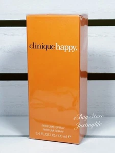Clinique Happy Perfume for Women, Large Size 3.4oz/100mL, Brand New & Sealed - Picture 1 of 5