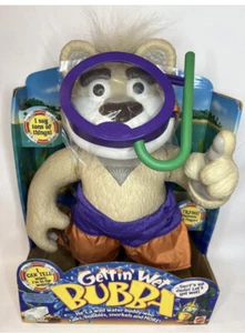 1999 Mattel Gettin' Wet Bubba Talking Bath Water Pool Toy Bear New In Box! B96 - Picture 1 of 7