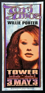 TORI AMOS - Póster promocional de concierto original de colección firmado - Filadelfia 1996 - Imagen 1 de 6
