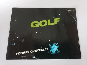 Golf Instruction Booklet ONLY! (Nintendo, NES) Manual - Picture 1 of 2