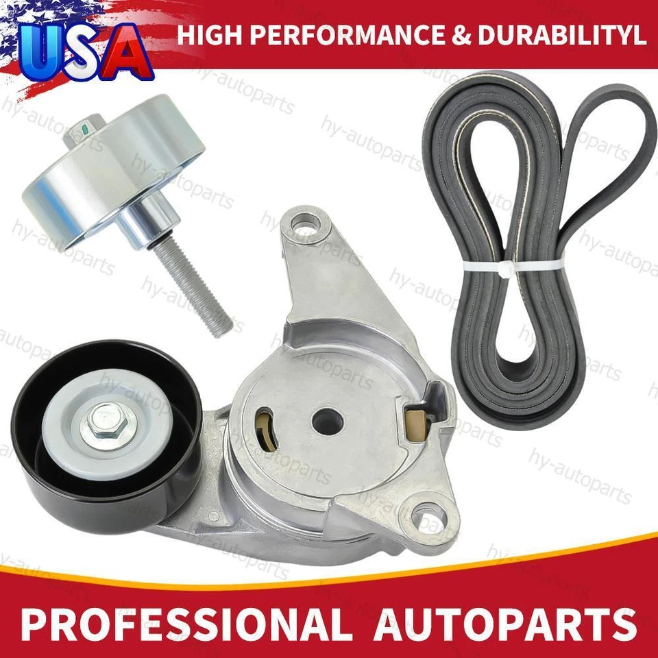 Kit de componentes de transmisión por correa serpentina para Buick Allure Enclave Lacrosse Rendezvous Foto 1 de 4