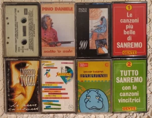 Roberto Vecchioni Sanremo '85 Umberto Tozzi Pino Daniele Paolo Conte Lotto 8 MC - Bild 1 von 8