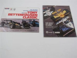 ALTER SELTENER VINTAGE CART INDY CAR RACING UNSER + SOUVENIR RENNPROGRAMME 1980er LOT - Bild 1 von 6