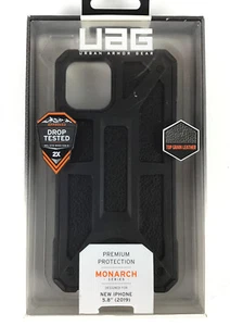 UAG URBAN ARMOR GEAR MONARCH IPHONE 11 PRO PELLE NERA SPEDIZIONE GRATUITA - Foto 1 di 3