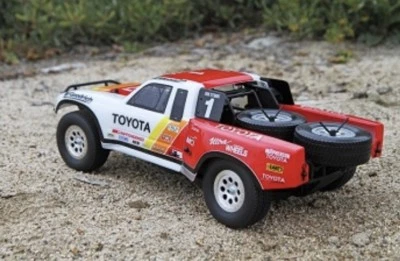 RARE HPI Ivan Stewart Painted Trophy Truck BODY Genuine 105721 Twin Hammers 1/12 - Image 1 of 4