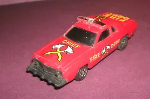 1/64 Scale 1978 Dodge Monaco Coupe Fire Chiefs Car Plastic Toy Vehicle 3" KidCo - Picture 1 of 6