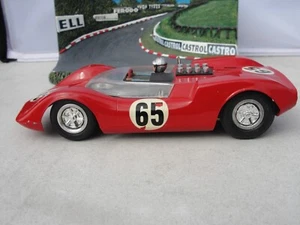 1960'S TAMIYA KIT MCLAREN SLOT CAR RED #65 1:24 USED UNBOXED - Bild 1 von 13