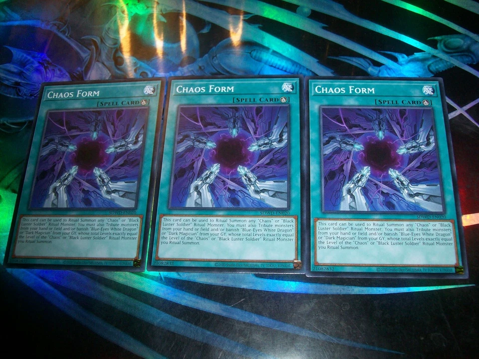 3x Chaos Form 1st Edition Common SDWD-EN020 Yu-Gi-Oh! - Image 1 of 1