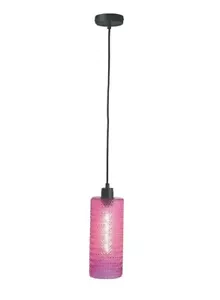 Pendelleuchte Glas Rosa - Bild 1 von 4