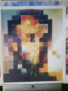 Lincoln in Dalivision Salvador Dali (jean-paul loup copyright) NO FADING! 22x26 - Picture 1 of 1