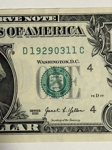 Birthday Note Dollar Bill March 11 1929 November 3 1929 03/11/1929 11/03/1929 ¥ - Picture 1 of 10