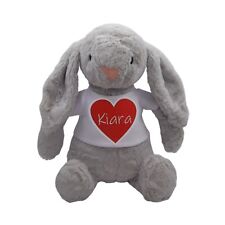 Rabbit Teddy Bear PERSONALISED Toy Children's Kids Baby Gift Idea Plush Bunny