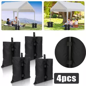 4x Pavillon Sandsäcke Gewichte Gartenzelt Standfuß Gewichte Zelt Standfuß - Bild 1 von 12