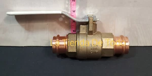 HD PRESS END BALL VALVE 1-1/4 IN FITS PC-585-80-LF OR PC58580LF NIBCO READ - Picture 1 of 7