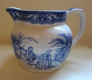 Spode Blue Room Continental Views Creamer 3 3/8" Tall Made in England - Picture 1 of 9