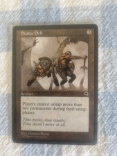 Mtg - Tempest - Static Orb - Magic - NM