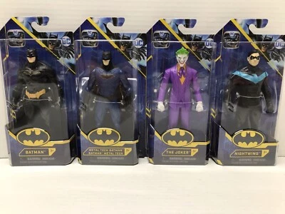 NEW Lot of 4 Batman DC 6” Action Figure Characters ***FREE SHIPPING*** - Image 1 of 4