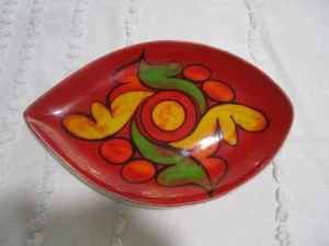 MID-CENTURY, POOLE POTTERY, DELPHIS RANGE, SHAPE 91 TEARDROP PLATE - Bild 1 von 8