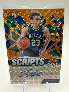 TIM LEGLER AUTO 2020-21 PANINI MOSAIC SCRIPTS Orange PRIZM #SC-TLG MAVS - Picture 1 of 2